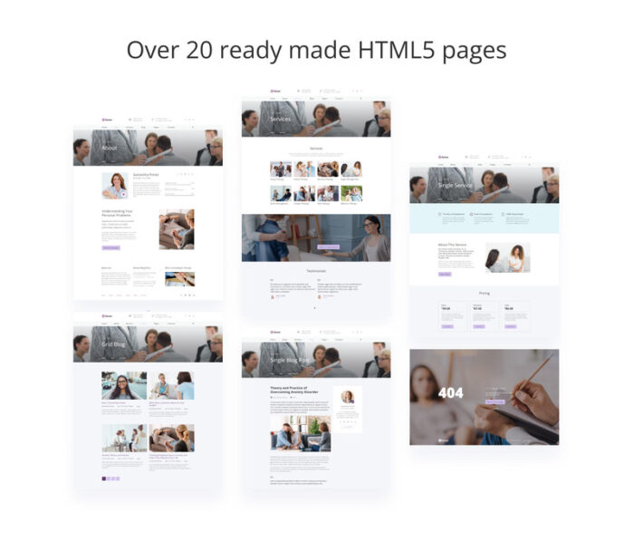 Sense - Psychologist Responsive HTML5 Bootstrap Website Template - Features Image 2