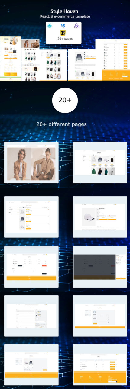 Style Haven - ReactJS E-commerce template - Features Image 1