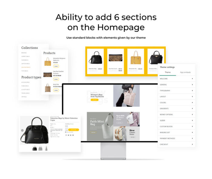 YellowBag - Handbag Responsive Shopify Theme - Features Image 2