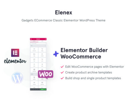 Elenex - Gadgets ECommerce Classic Elementor WooCommerce Theme - Features Image 1