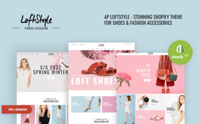 Ap Loftstyle - Shoes & Fashion Accessory Shopify Theme - Features Image 1