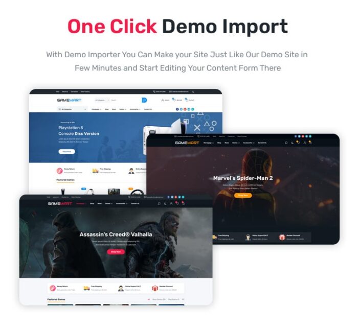 GameMart - Game Store WooCommerce WordPress Theme - Features Image 4