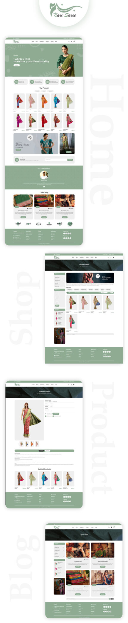 NariSaree - Saree Store HTML5 Website Template - Features Image 1