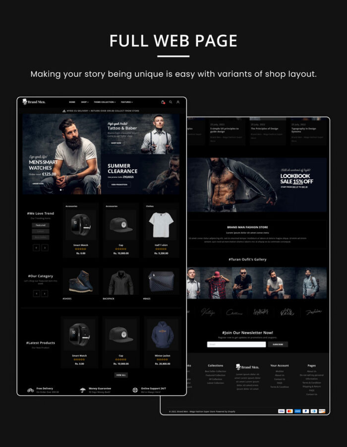 Brand Mega Fashion–Style Cloths–Shoes Shopify 2.0 Premium Responsive Theme - Features Image 4