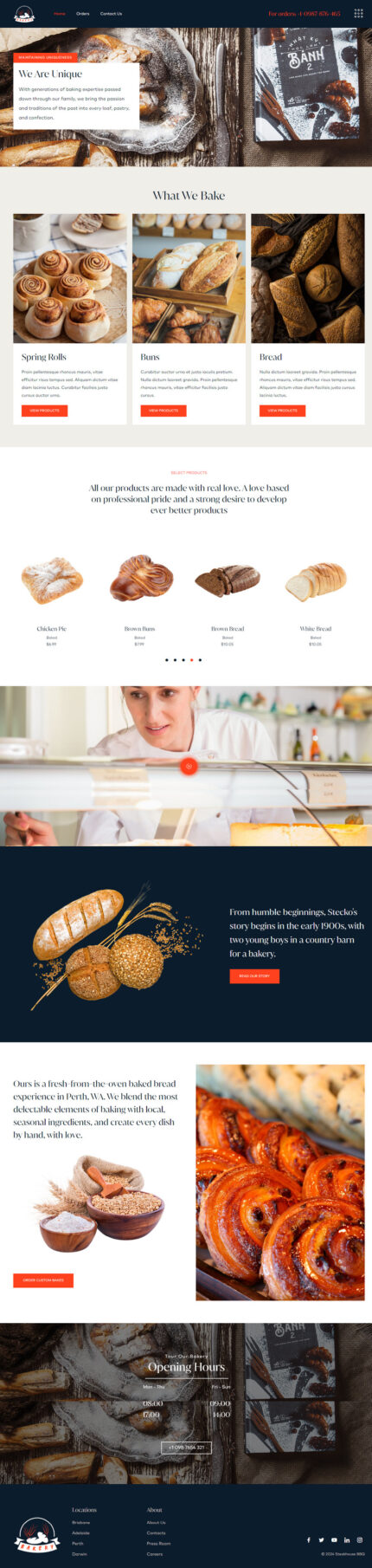 Steakhouse Restaurant  Bakery Hotel Booking and Woocommerce Theme - Features Image 1