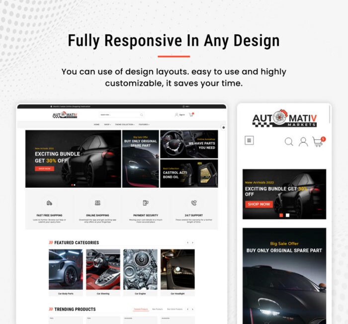 Automativ - Mega Parts Premium Shopify Theme - Features Image 5