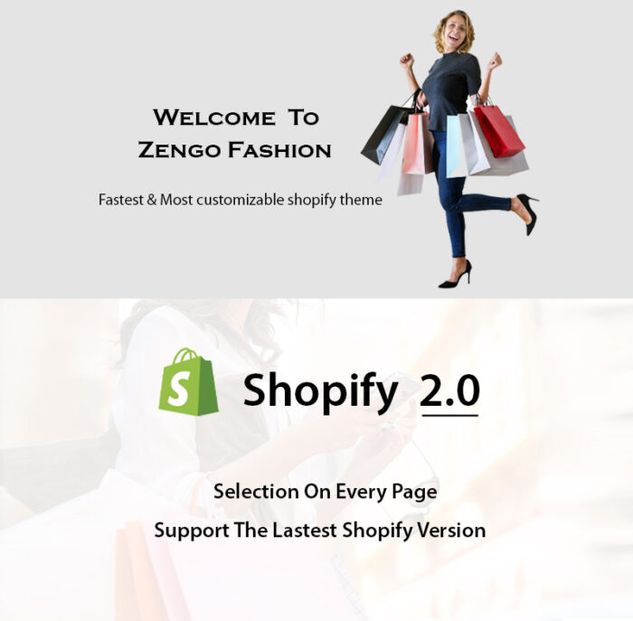 Zengo Fashion Shopify 2.0 Theme - Features Image 1