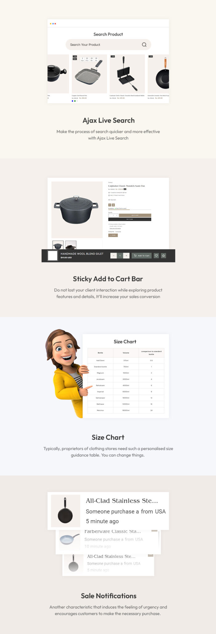 Culinary - Appliances, Kitchen and Crockery Shopify Multipurpose Responsive Theme - Features Image 3