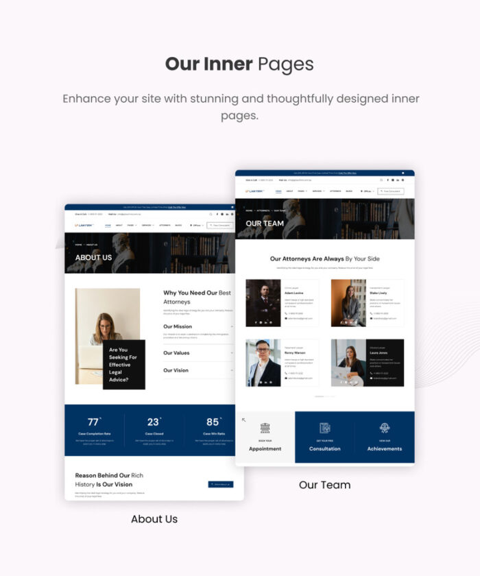 LawFirm Elite - Multipurpose Responsive Legal Theme - Features Image 8