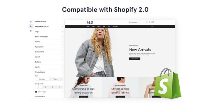 M & G - Apparel Responsive Clean Design Shopify Theme - Features Image 2