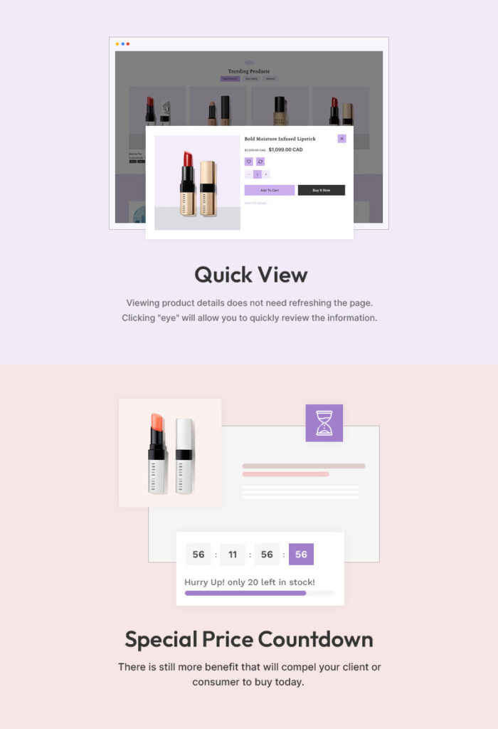 Glowblush - Cosmetics, Beauty & Skincare Shop Multipurpose Shopify 2.0 Responsive Theme - Features Image 7