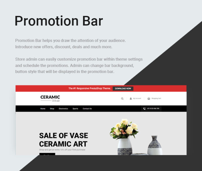 Ceramic world - Responsive Prestashop Theme - Features Image 3