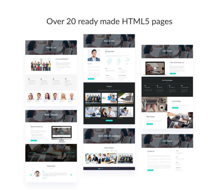 Effective - IT Consulting Responsive Website Template - Features Image 2