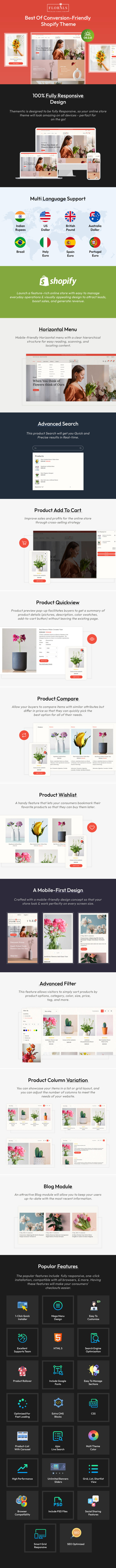 Florals - Flower Shop and Florist Shopify Theme - Features Image 1