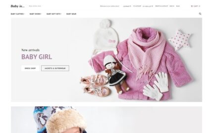 Babyis - Baby Clothes Store Responsive Magento Theme