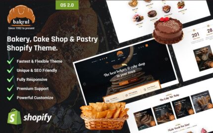 Bakrul - Bakery, Cake Shop & Pastry Shopify Theme