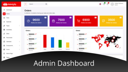 Adminify - Bootstrap 5 Admin Template - Features Image 1