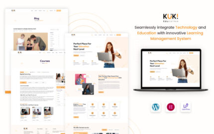 KUKI Education - LMS WordPress Theme - Features Image 1