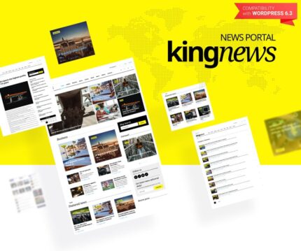 KingNews - News Portal & Magazine WordPress Theme - Features Image 1