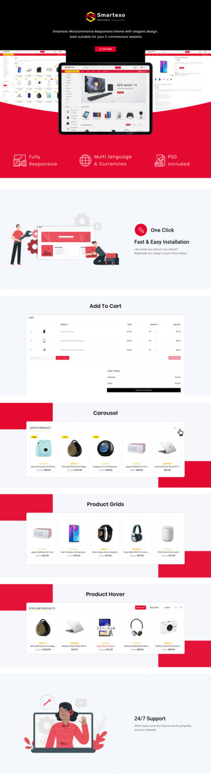 Smartexo - Electronic Multipurpose WooCommerce Theme - Features Image 1