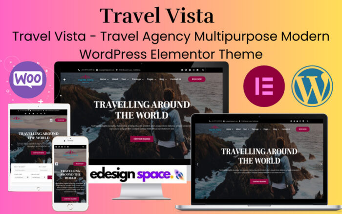 Travel Vista -  Travel Agency Multipurpose Modern WordPress Elementor Theme - Features Image 1