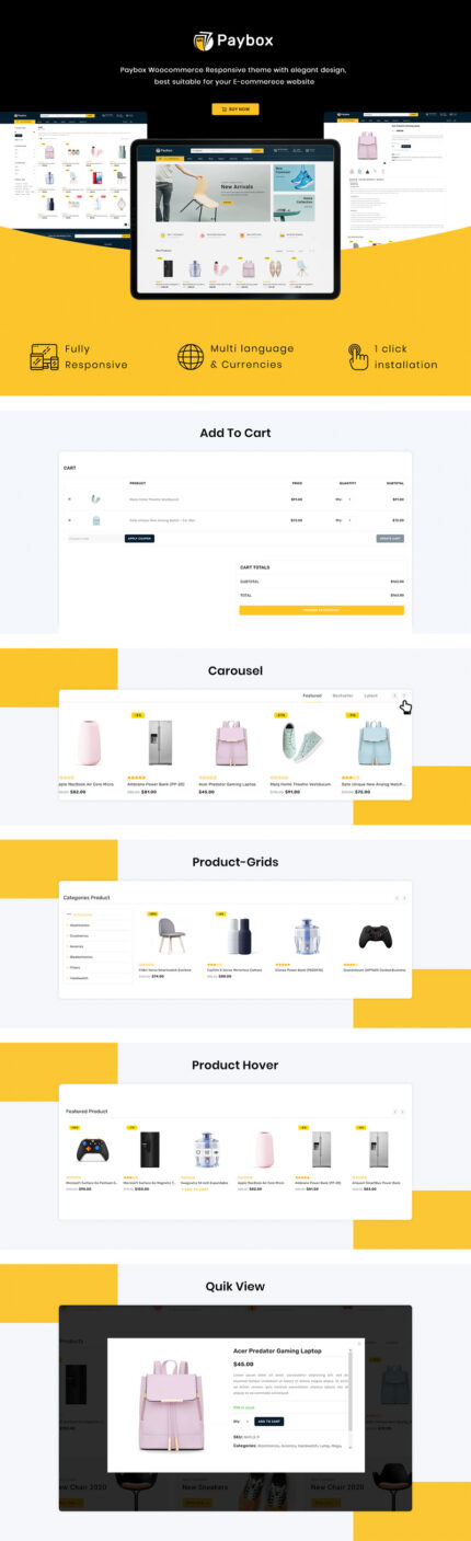 PayBox - Multipurpose Super Market WooCommerce Theme - Features Image 1