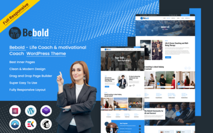 Bebold - Life Coach & motivational Coach Wordpress Theme