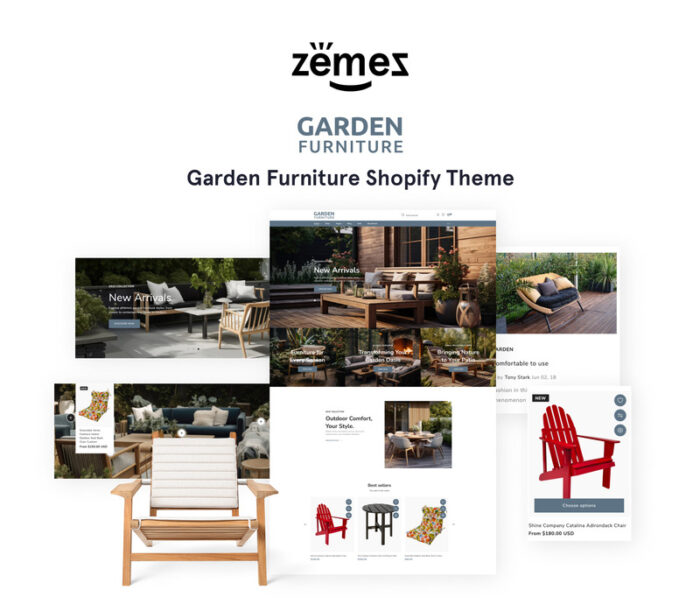 Garden Furniture - Furniture & Interior Design Online Store 2.0 Shopify Theme - Features Image 1