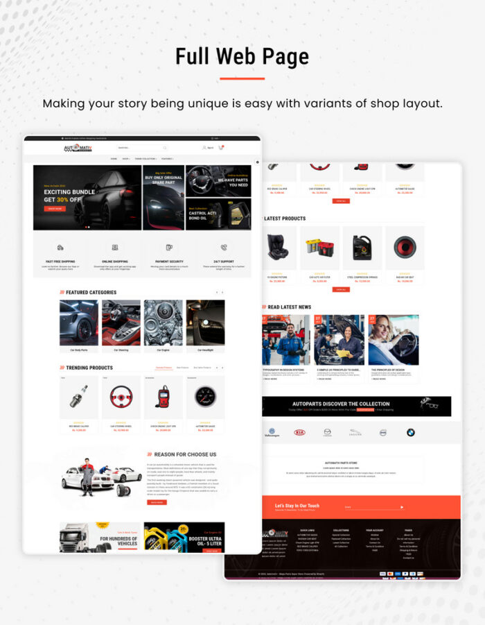 Automativ - Mega Parts Premium Shopify Theme - Features Image 4