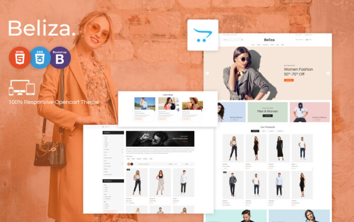 Beliza - Fashion OpenCart Template