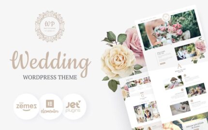 Belle Fleur - Wedding Landing WordPress Elementor Theme