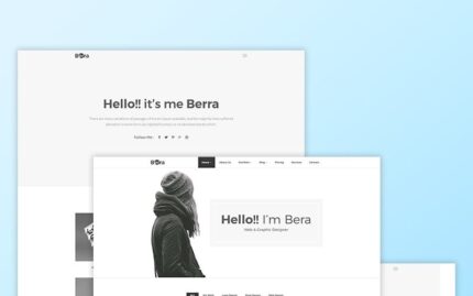 Berra - Minimal Portfolio Website Template