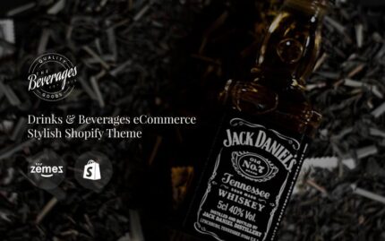 Beverages - Drinks & Beverages eCommerce Stylish Shopify Theme