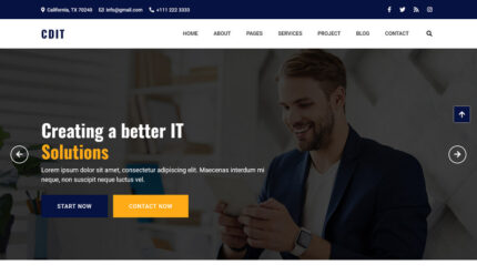 cdIT - IT Solution & IT Technology & Services HTML5 Template - Features Image 1