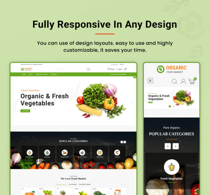 Organic Mega Food and Fresh Grocery Shopify 2.0 Responsive Template - Features Image 6