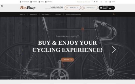 BigBike - Bike Shop Responsive PrestaShop Theme