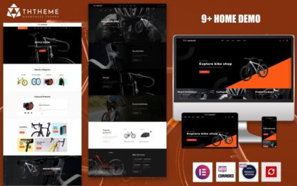 BikeShop – Sport Bicycle & Motorbike Shop Elementor WordPress Theme