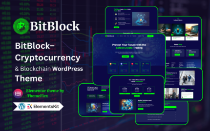 BitBlock – Cryptocurrency & Blockchain WordPress Theme