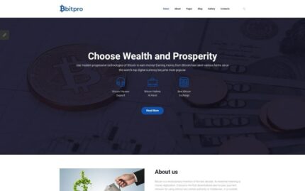 BitPro - Bitcoin Joomla Template