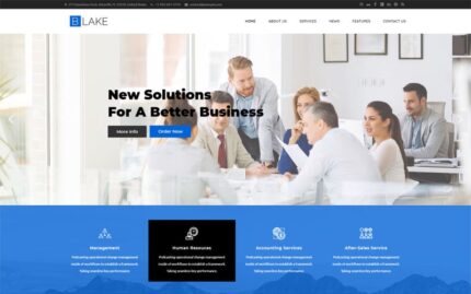 Blake Business Services WordPress Theme