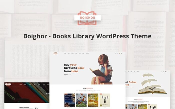 Boighor - Books Library WooCommerce Theme