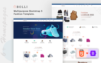 Bolli - Multipurpose Fashion Bootsrap 5 Website Template