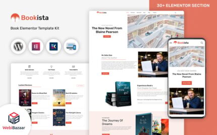 Bookista - Writer & Publishing Company WordPress Theme