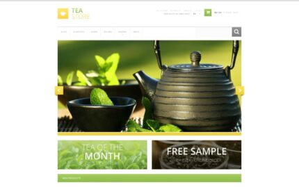 Bracing Tea Store Magento Theme