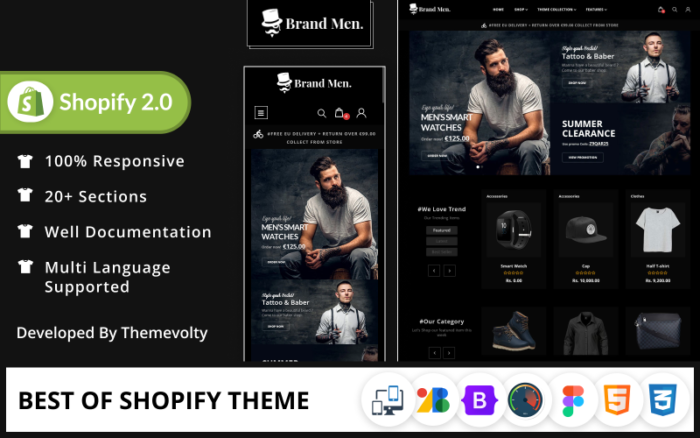 Brand Mega Fashion–Style Cloths–Shoes Shopify 2.0 Premium Responsive Theme