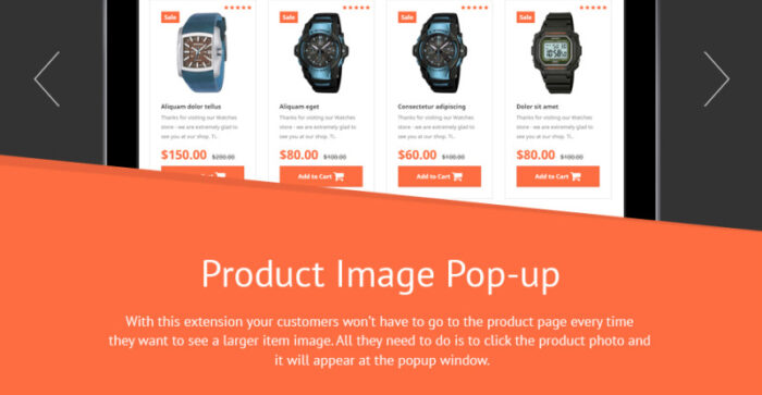 Brand Watches OpenCart Template - Features Image 4