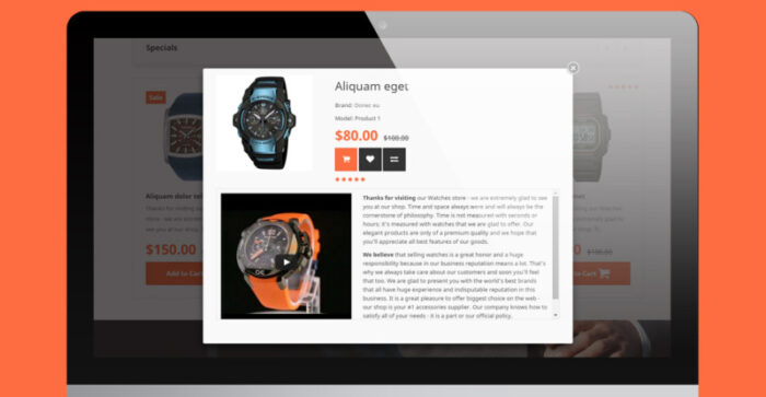 Brand Watches OpenCart Template - Features Image 5