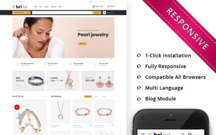 Bridal - The Jewellery Store Responsive OpenCart Template