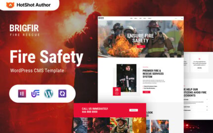 Brigfir - Fire Department and Security WordPress Elementor Theme