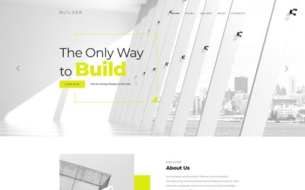 Builder - Construction Company Multipage Corporate Joomla Template